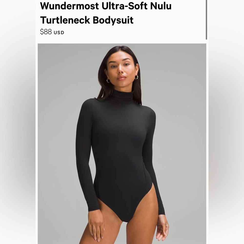 Lululemon NWT Wundermost Ultra-Soft Nulu Turtleneck Bodysuit